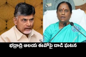 చంద్రబాబుకు మంత్రి సురేఖ వినతి