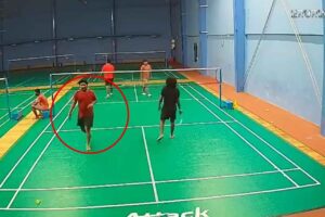 షటిల్ కోర్టులో గుండెపోటు, ఖమ్మం జిల్లా యువకుడి మృతి షటిల్ కోర్టులో గుండెపోటు, ఖమ్మం జిల్లా యువకుడి మృతి