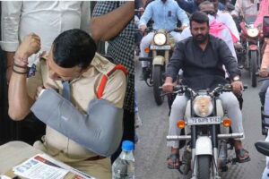 సీఐ చేయి ఫ్రాక్చర్ కేసులో ఖమ్మం బీఆర్ఎస్ అధ్యక్షుని అరెస్ట్