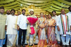 ఘనంగా భట్టి కుమారుని పెళ్లి