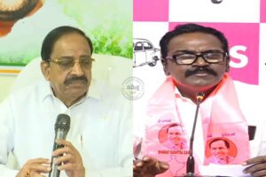 ఖమ్మంలో రాజకీయ ప్రత్యర్థుల మధ్య ‘భూ కబ్జా’ లొల్లి! ఖమ్మంలో రాజకీయ ప్రత్యర్థుల మధ్య ‘భూ కబ్జా’ లొల్లి!