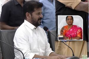 కొండా సురేఖ అంశంపై సీఎం రేవంత్ రియాక్షన్ కొండా సురేఖ అంశంపై సీఎం రేవంత్ రియాక్షన్
